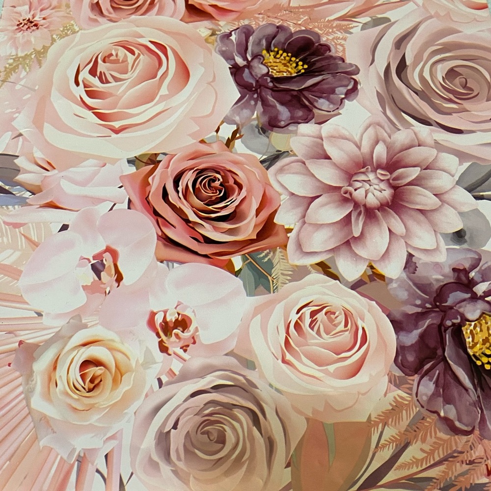 50 10X13 Boho Floral Roses Poly Mailers PRICE IS FIRM - Picture 6 of 6